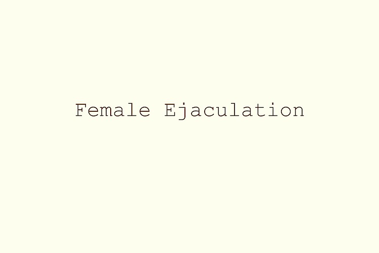Female Ejaculation Vol. 1.".